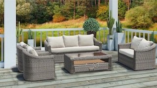 rotin, salon, de, jardin, meubles, en, résine, tressée, mobilier, exterieur, maroc, rabat, marrakech, casablanca, agadir, tanger, paris, france